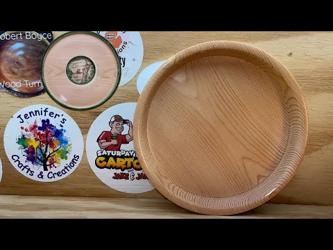 Woodturning A Small Tray From A Reclaimed Pine Board - This Is Beautiful And So Useful