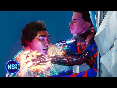 Miles Escapes Spider HQ | Spider-Man: Across the Spider-Verse | Now Sci-Fi