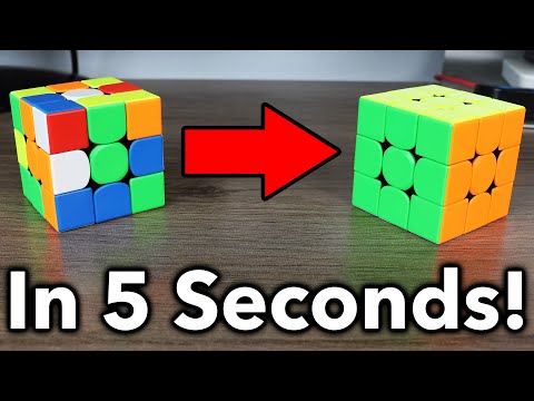 How to ACTUALLY Solve A Rubik's Cube In 5 Seconds