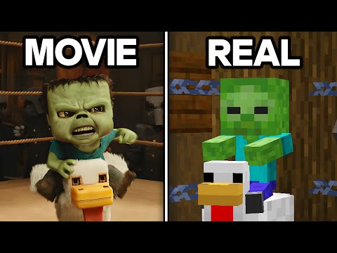 Minecraft Movie vs Reality