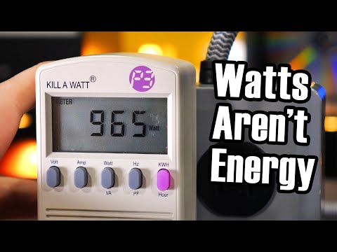 Power is not energy: why the difference matters