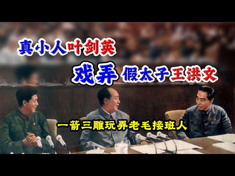 “真小人”叶剑英戏弄“假太子”王洪文， 叶帅一箭三雕废除毛主席指定接班人！
