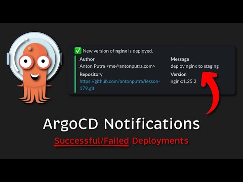 ArgoCD Notifications (Successful/Failed Deployments)