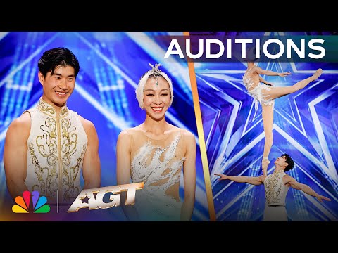 She Balances En Pointe... On His HEAD?! Xi'an Acrobatic Troupe's Ballet Defies Gravity! | AGT 2025