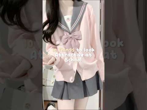 How to Look Attractive at School #beautytips #glowuptips #selfcare #aesthetic #1million #fyp