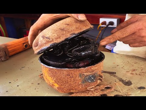 Restoration Heavily Damaged Fridge Compressors // Restore And Reuse Old Refrigerator Compressor