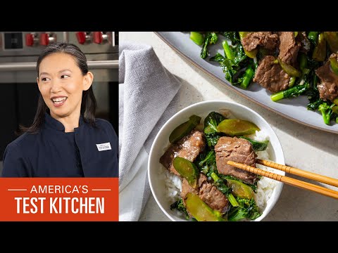 How to Make Stir-Fried Beef and Gai Lan