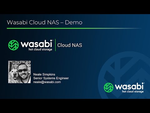NS Wasabi Cloud NAS Demo
