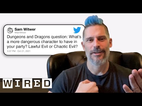 Joe Manganiello Answers Dungeons & Dragons Questions From Twitter | Tech Support | WIRED
