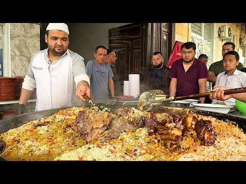 100% ORIGINAL Uzbek Pilaf SHOW! Top-10 Popular and Largest Pilaf CENTERS in Tashkent