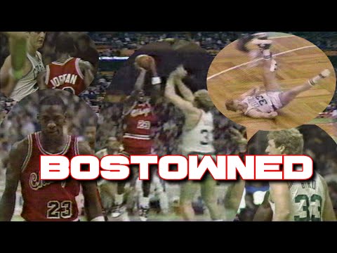 Rookie Michael Jordan DESTROYS Larry Bird in CRUNCH TIME - In The Boston Garden