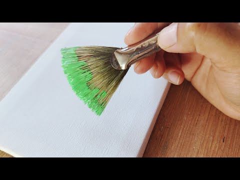 Paint a Tropical Beach Very Easily / Acrylic Painting for Beginners