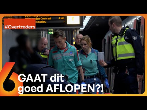 Man voelt zich TOTAAL niet GOED op het perron! | Overtreders