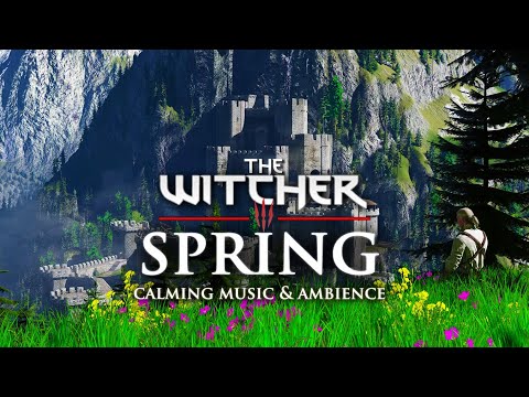 The Witcher 3 Spring Journey With Geralt - Calming Cinematic Music & Ambience #relax