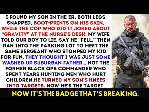 Corrupt Cop Broke My Son's Legs for Fun—He Didn't Know I Commanded a Black Ops Unit.
