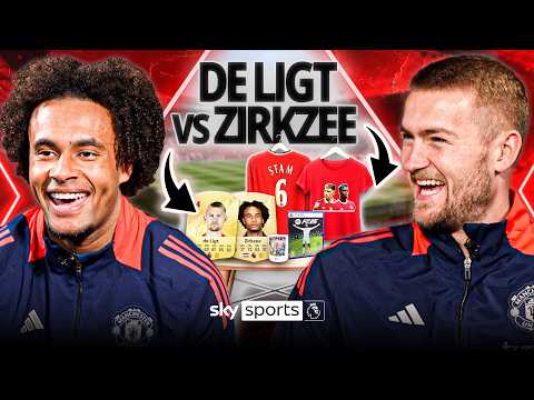 Matthijs de Ligt vs Joshua Zirkzee in prank quiz! | The answers are ALL IN THE ROOM! 🏅