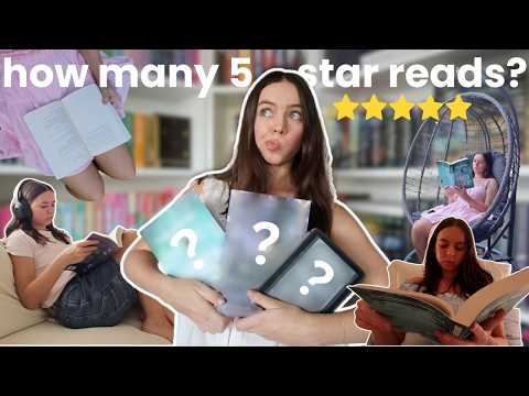 how many 5 star reads can I find in one week?! ⭐️ *reading 5 star predictions reading vlog*