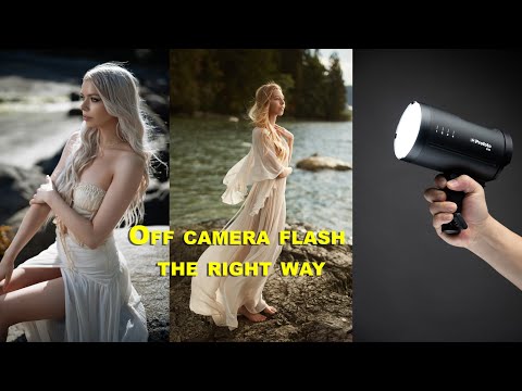 How to use flash for portrait photography: Off Camera Flash