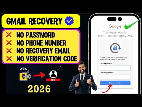 Google Account Recovery 2026 ||How To Recover Gmail Password Without Recovery Email And Phone Number