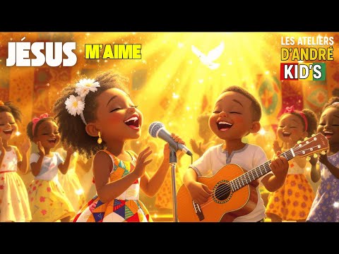 JÉSUS M’AIME 💖 | Chant Chrétien Pour Enfants | Afrobeat Gospel Joyeux & Dansant