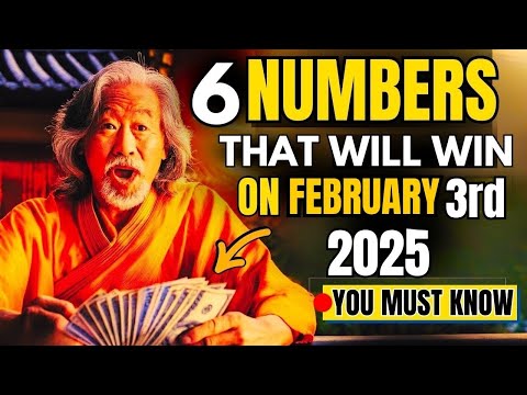 6 Lucky Numbers To Focus And Get Rich On 3rd FEBRUARY 2025
