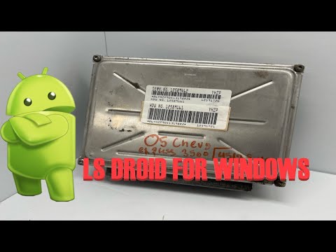 Flashing GM PCMs using LS Droid for Windows