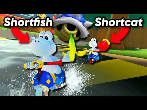 I Teamed up with SHORTFISH in Competitive Mario Kart 8 Deluxe...