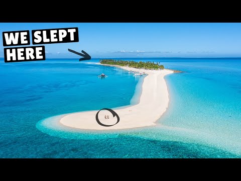 WE CAMPED ON THIS ISLAND IN THE PHILIPPINES