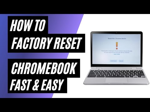 How To Factory Reset a Chromebook