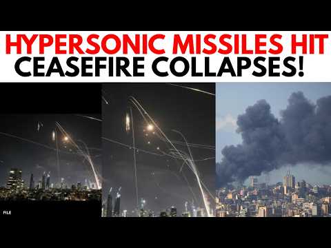 US Iran War LIVE: Iran Launches Hypersonic Missiles at Israel as Ceasefire Crumbles | BREAKING LIVE