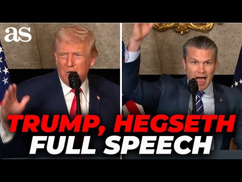 TRUMP ANNOUNCES TOTAL REMILITARISATION, THREATENS VENEZUELA | TRUMP, HEGSETH FULL SPEECH