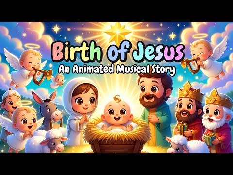 The Birth of Jesus – Christmas Musical Story & Songs for Kids🎄