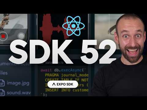 Expo SDK 52: DOM, RSC, Router, New Architecture & Packages