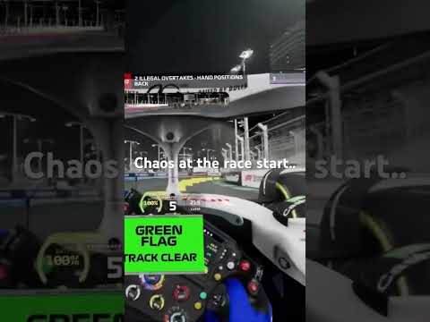 That’s an unfortunate place to have an illegal overtake #f1simracing #simracing #racingsim