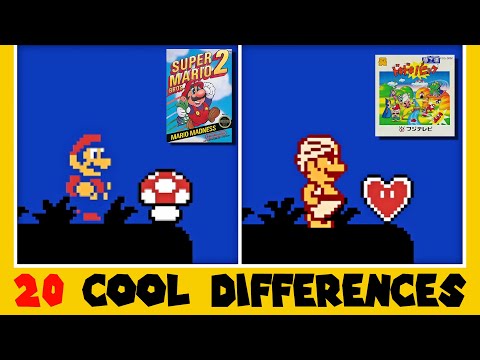 20 Cool Differences between Super Mario Bros. 2 and Doki Doki Panic
