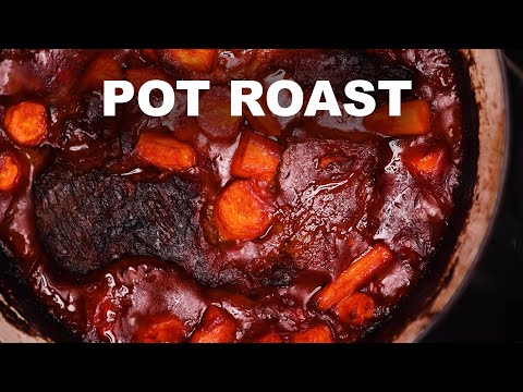 Pot Roast with Mashed Baked Potatoes