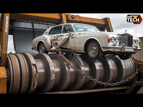 Most Dangerous Crushing & Shredding Machines That Obliterate Anything – Fast Car Destruction Part 8