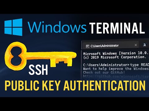 Windows Terminal SSH Public Key Authentication