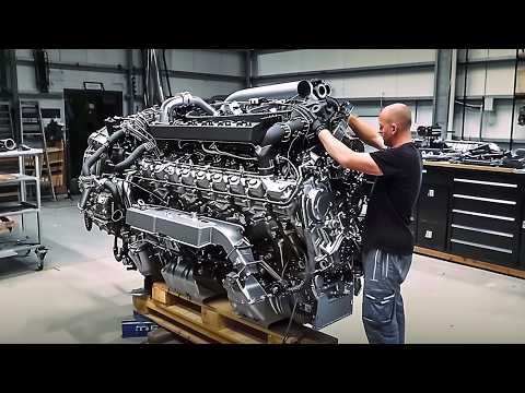 Man Fully Assembles MAN TRUCK ENGINE Perfectly | Start to Finish by @RAZBORGRUZ - РЕМОНТ ГРУЗОВИКОВ