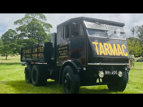 Sentinel S6 steam tarmac wagon pulling power acceleration up hill what a beast 😱😍😱