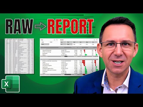 From Raw Data to Stunning Excel Report (No VBA, No Fluff)