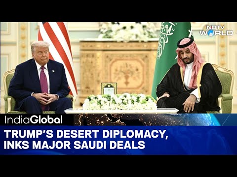 Trump Inks $600 Bn Deal In Saudi Arabia | Musk, Blackrock CEO Flank Trump In Gulf Visit
