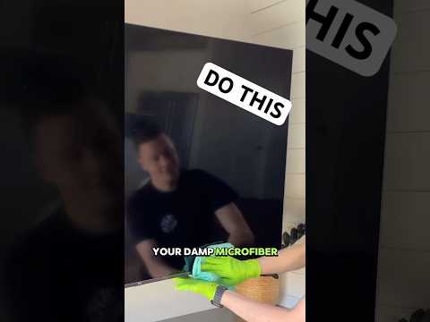 Get Your TV Nice and Clean! #tv #wow #cleaning #fyp