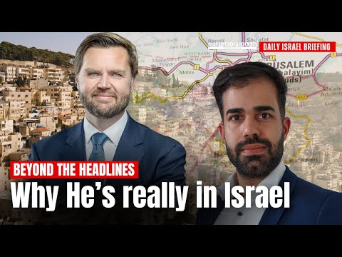 JD Vance’s Israel Visit Explained: The Ceasefire, Gaza’s Divide & Iran’s Next Move