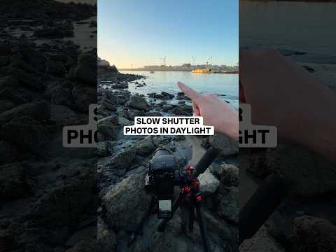 How to get silky water in bright sunlight #photography #technique