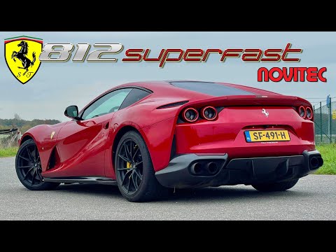 FERRARI 812 NOVITEC 165.000km *351km/h* REVIEW on AUTOBAHN