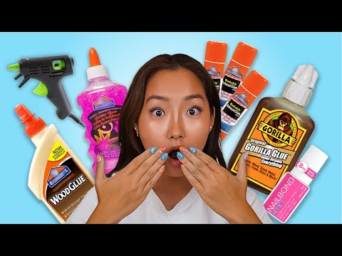I Made Slime with EVERY Type of Glue 😳🧪