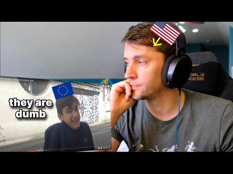 American reacts to What Europeans Think About America
