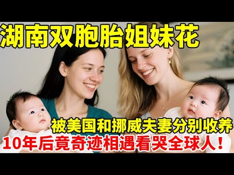 湖南双胞胎姐妹花,被美国和挪威夫妇分别收养,10年后奇迹重逢看哭亿万网民【真实故事】