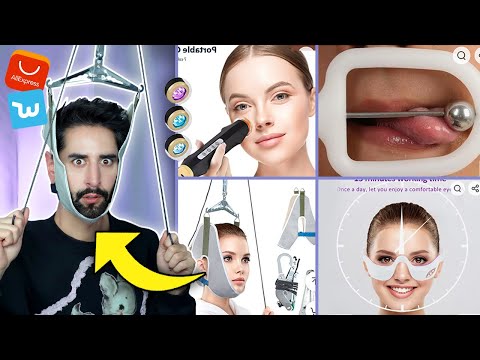 Testing CURSED Beauty Gadgets! *FAIL* 💜🖤 The Welsh Twins